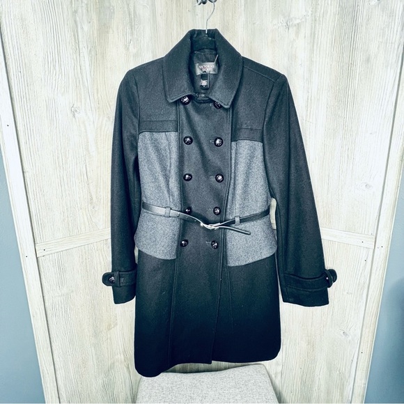 Victoria's Secret Jackets & Blazers - Victoria’s Secret Belted Wool Blend Pea Coat